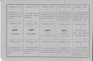 1918 WWI Safety Warning Flyer for Paris, France (Places of Shelter) - Picture 1 of 1