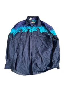 Vintage Roper Men’s Cowboy Print Western Rodeo Shirt Size XL - Picture 1 of 5