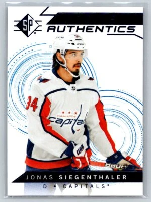 2018 SP #129 Jonas Siegenthaler Washington Capitals    Blue - Image 1 of 2