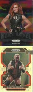 WWE  PRIZM - RAMPAGE BROWN - SILVER  REFRACTOR PARALLEL #109 - Picture 1 of 2