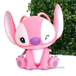 Angelo 10" PVC Modellino Plastica Stampata Moneta Panca Maiale Disney Lilo & Punto - Foto 1 di 6