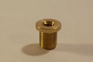 LATÓN LÁMPARA PANTALLA RESTO BUJE 1/8M A 1/4-27F LÁMPARA PARTE 55033J - Imagen 1 de 2