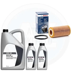 FOR AUDI RS3 RSQ3 TTRS 2.5 SERVICE KIT BOSCH OIL FILTER 7L ENGINE OIL - Picture 1 of 1