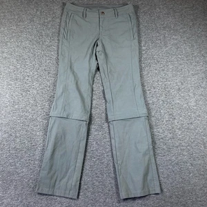 REI Pantalone convertibile donna 2 grigio verde zip off escursionismo outdoor - Foto 1 di 10