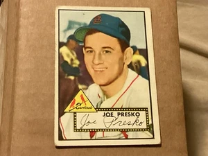 Joe Presko 1952 Topps Baseball Card Rookie #220 - Near Mint - Great Corners - - Picture 1 of 2