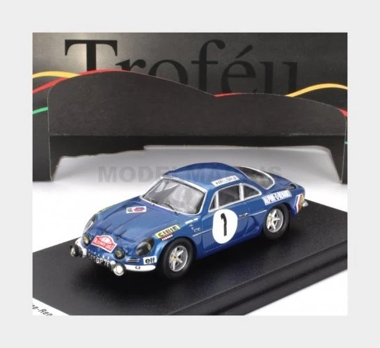 1 43 TROFEU Renault Alpine A110 1300 #1 Rally Montecarlo 1970 Andruet TRFRRFR087