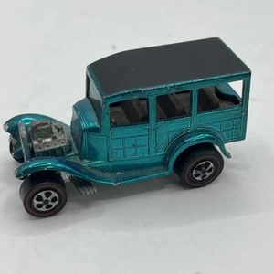 Hot Wheels Redline 31 Ford Woody Aqua 1968 - Picture 1 of 6