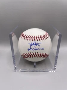 Harold Baines Firmado Salón de la Fama Inscrito Oficial MLB Béisbol Certificado de Autenticidad JSA con Cubo L2 - Imagen 1 de 8