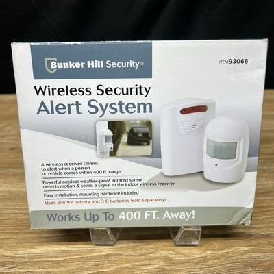 Bunker Hill Security Wireless Driveway Alert System New Range 400 Ft. Infrared  - Image 1 of 4