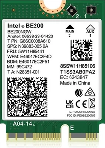 WiFi 7 Wireless Card Intel BE200 NGW, Bluetooth 5.4, 5800Mbps GP-BE200 - Picture 1 of 7