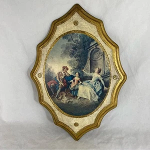 Vintage Gold Framed Wall Art - Picture 1 of 14