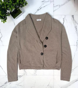 Brunello Cucinelli Cashmere Cardigan Sweater Beige Size M - Picture 1 of 10