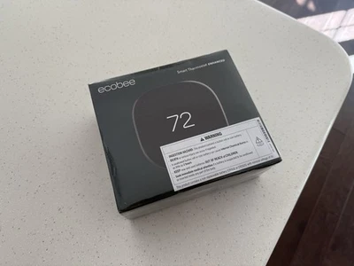 ECOBEE EB-STATE6L-01 SMART THERMOSTAT ENHANCED BLACK SEALED FAST SHIPPING LOOK - Image 1 of 4