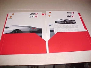 KOENIGSEGG CCX, brochure sheets 4 ORIGINALS in folder - Picture 1 of 2