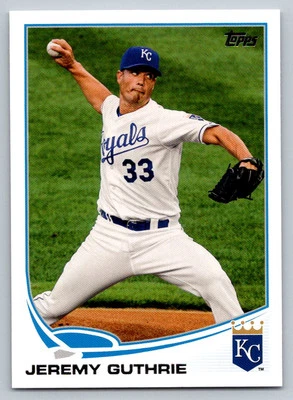 Topps Serie 1 2013 Base # 289 - Jeremy Guthrie - Kansas City Royals Foto 1 de 2