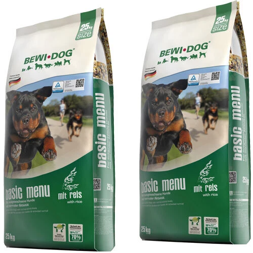 2 x 25 kg Bewi Dog Basic Menu - Bild 1 von 2