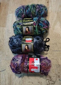 Lot Of Caron FEATHERS Yarn 50 Grams - Picture 1 of 3