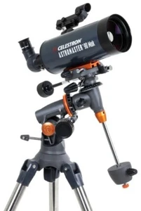 Celestron Astromaster 90EQ Maksutov telescope , tripod, eyepieces - Picture 1 of 5