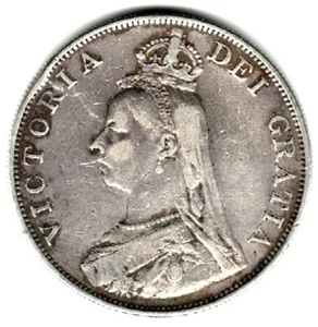 1888- 1 FLORIN  VICTORIA (2ND) SILVER BRITISH ( U.K.) 1 RARE COIN- 11.31 GRAM#2 - Picture 1 of 2