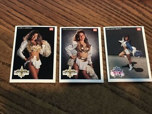 1992 Lime Rock Pro Cheerleaders - Set of 3 cards - #72, #77, and #84.  (Set #3)