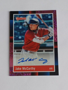 2022 Donruss Retro 1988 Signatures Pink Fireworks (002/199), Jake McCarthy