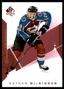 2018-19 SP Authentic Limited Red #85 Nathan MacKinnon