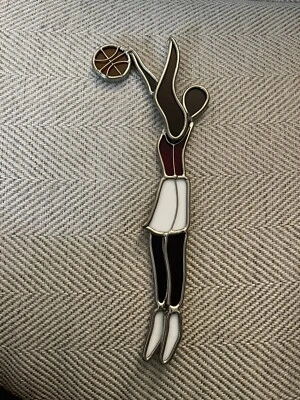 "Nueva figura de vitral de jugador de baloncesto para mujer, hermoso detalle, 9,5""" Foto 1 de 4