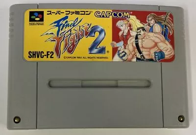 Nintendo Super Famicom SFC Final Fight 2 Japan Version Cartridge Only 7728 SP - Image 1 of 3