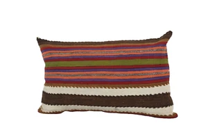 Vintage Hemp Turkish Handwoven Unique Minimalist Tribal Kilim Pillow Cover - Picture 1 of 4
