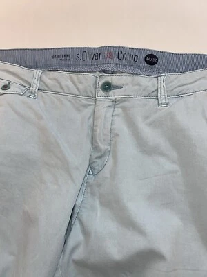 s.Oliver Smart Chino RELAXED FIT LIGHT BLUE SIZE 44 X 32 EUC  P5 - Imagem 1 de 4