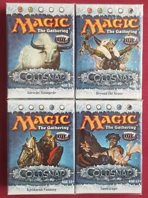 Magic The Gathering COLDSNAP 4x New Sealed Theme Decks MTG - Image 1 of 3