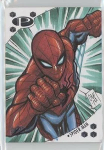 2017 Marvel Premier Sketch Card Spiderman Foreman - Picture 1 of 1