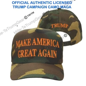 Offizielle authentische MAGA 45-47 Camouflage Mütze lizenziert Trump Campaign Gear - Bild 1 von 2