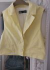 Zara Yellow Waistcoat size large