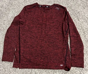 FILA Sport TruDry Shirt Boys Small (8)Red Multi Long Sleeve - Picture 1 of 3