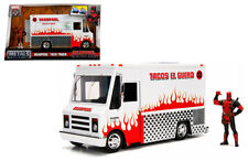 Jada Hollywood Rides Deadpool Taco Truck & Figure Diecast Car 99730 Metals