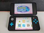 Nintendo 2DS XL Blue/Black With 4 games, 3rd party Charger and Case, Barely Used