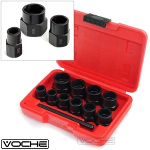 Grip N Twist Sockets Locking Wheel Nut Remover Damaged Rounded Bolts Voche 10PC - Picture 1 of 6