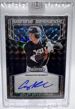 2022 Panini Prizm Draft Picks Black Finite 1/1 ADLEY RUTSCHMAN  Auto🔥🔥