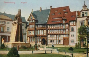 Postcard Germany Brunswick Burgplatz Square Unposted - Picture 1 of 2