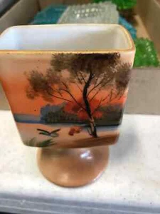 Noritake Art Deco Era Lusterware Cigarette/Card/Match/ Toothpick Holder 274 - Picture 1 of 3