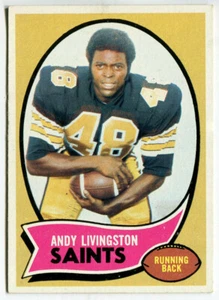 1970 Topps #46 Andy Livingston New Orleans Saints - Picture 1 of 2