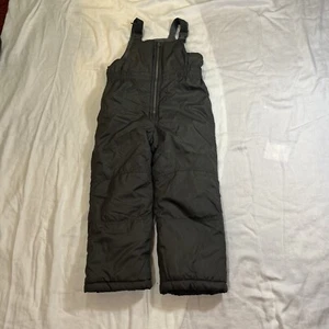 Carter's Sz 7 Ski Bib Green Snow Overalls Pants Insulated Adjustable Straps EUC - Picture 1 of 6