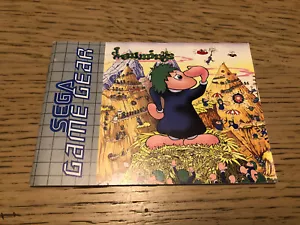 Sega Game Gear LEMMINGS manuel - bon état - Imagen 1 de 2