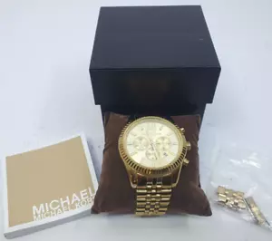 Michael Kors MK8281 Lexington 43mm Herrenuhr - braucht neue Batterie - Bild 1 von 4