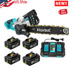 For Makita XCU04Z 16" 36V (18VX2) Cordless Chainsaw W/2x 6.0Ah Battery&Charger