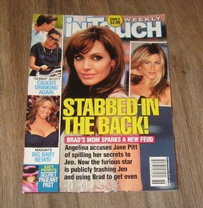 In Touch 2010 magazine Angelina Jolie MARIAH CAREY Patrick Swayze JANE SEYMOUR - Picture 1 of 4