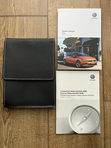 VOLKSWAGEN VW POLO OWNERS MANUAL AND WALLET 2017-2021 *FREE POSTAGE* - Picture 1 of 1