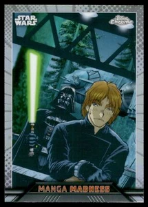 2023 Topps Chrome Star Wars MANGA MADNESS MM-4 DARTH VADER LUKE SKYWALKER - Picture 1 of 2