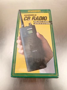 Radio d'epoca Maxon 40 canali CB/Weather portatile HCB-10 - NUOVA IN SCATOLA - Foto 1 di 3